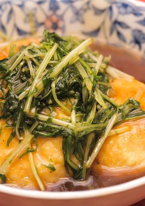 豆腐小判だんごの水菜あんかけ-レシピのメイン写真