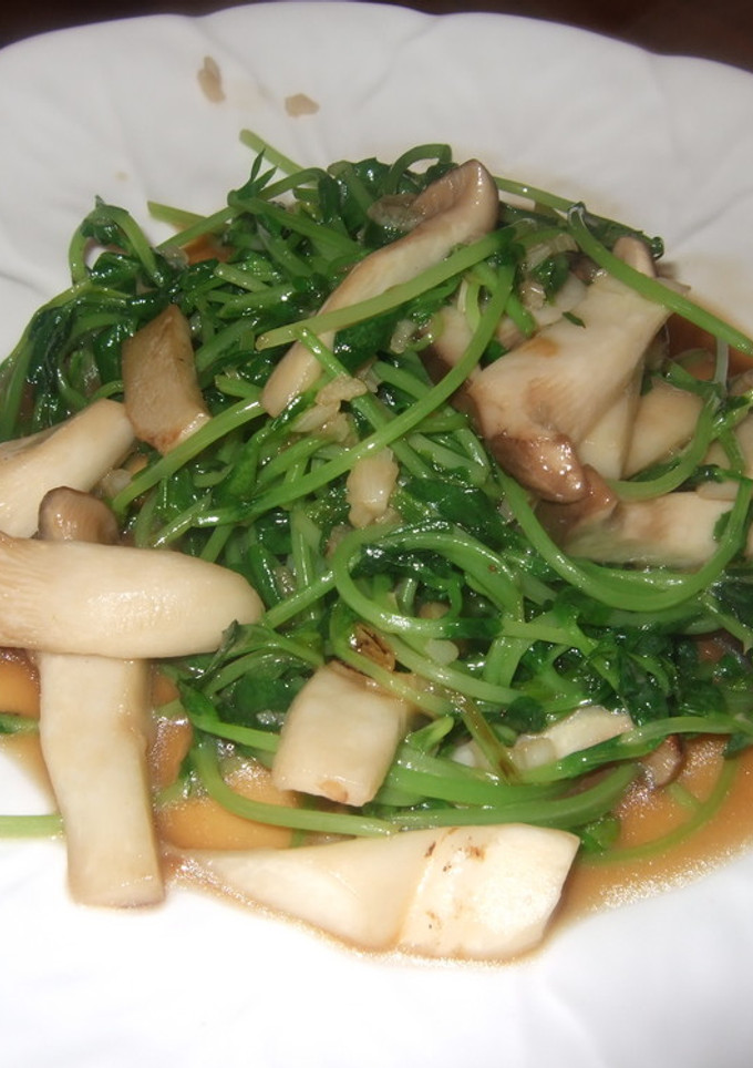 豆苗とエリンギの中華炒め-レシピのメイン写真