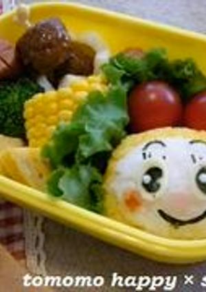 キャラ弁　ドラミちゃん弁当-レシピのメイン写真