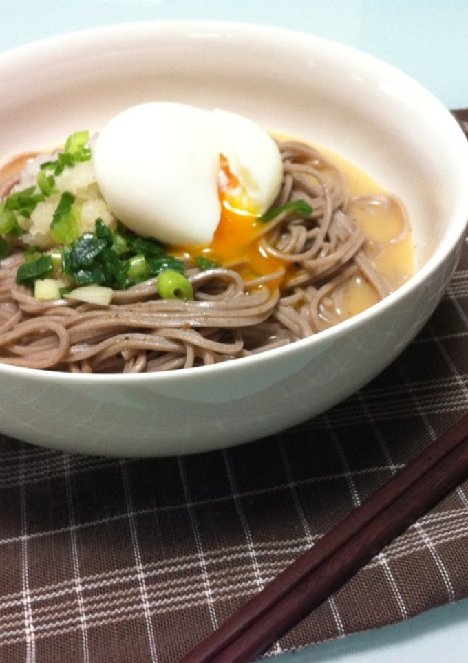 旨い♪温たま♡おろしそば-レシピのメイン写真