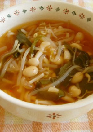美腸スープ☆食材アレンジ*キムチ味*-レシピのメイン写真