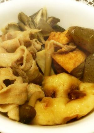 揚げ豆腐と具だくさんの簡単煮物-レシピのメイン写真