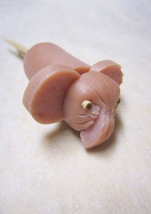 キャラ弁★動物ウィンナー★ぞうさん編-レシピのメイン写真