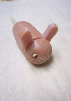 キャラ弁★動物ウィンナー★ウサギ編-レシピのメイン写真