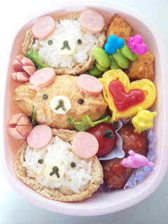 キャラ弁*リラックマ-レシピのメイン写真