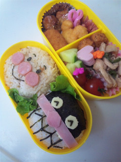 キャラ弁*アンパンマン&バイキンマン-レシピのメイン写真