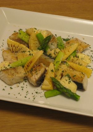 鰆とたけのこのホットサラダ-レシピのメイン写真