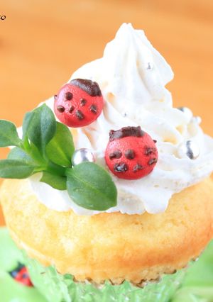 こどもの日★簡単！幸せのてんとう虫ケーキ-レシピのメイン写真