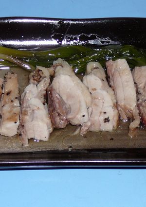 鶏肉と行者ニンニクのホイル焼き-レシピのメイン写真