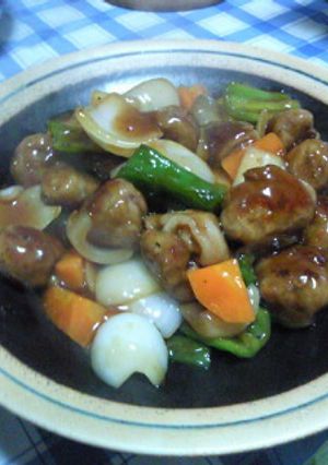 肉巻き酢豚-レシピのメイン写真