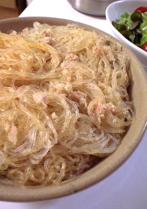 エスニック・タイ料理☆蟹と春雨の煮込み-レシピのメイン写真