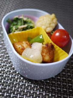 お手軽弁当☆鶏からあげの甘酢炒め-レシピのメイン写真