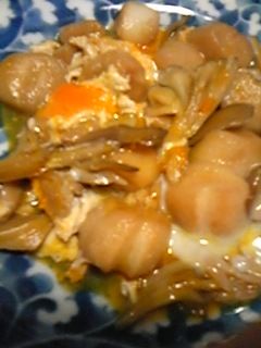麩と舞茸のオイスター卵とじ-レシピのメイン写真