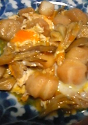 麩と舞茸のオイスター卵とじ-レシピのメイン写真