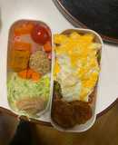 全てレンジオイデミソース味オムライス弁当