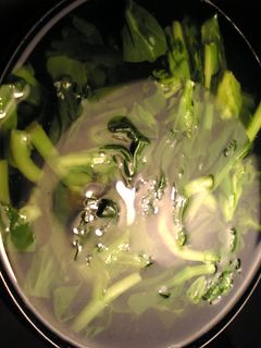 菜の花と昆布茶のスープ-レシピのメイン写真
