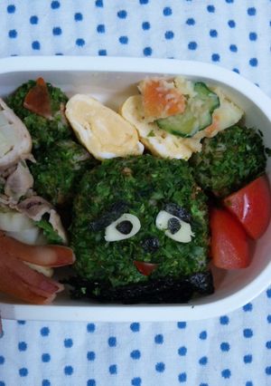 みーつけた!超簡単キャラ弁サボさん☆-レシピのメイン写真