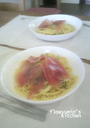 簡単★春キャベツと生ハムのクリームパスタ-レシピのメイン写真