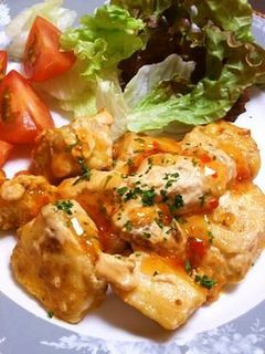 胸肉でもパサつかないヨ♪鶏マヨ♪-レシピのメイン写真
