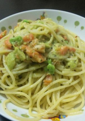 アボカドとサーモンのパスタ-レシピのメイン写真