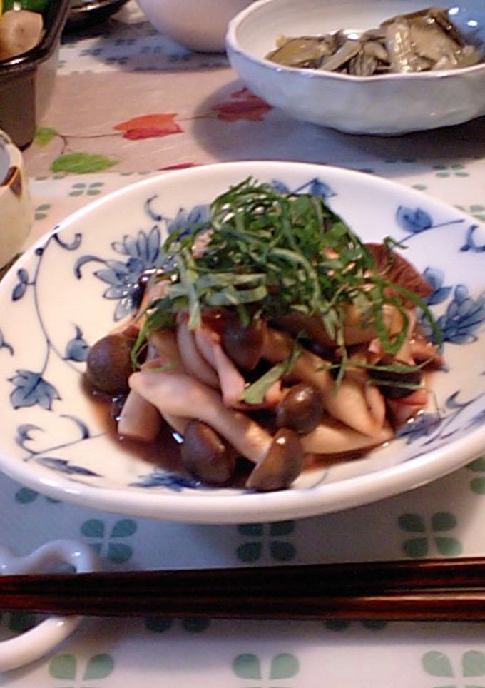 いかげそときのこのこっくりレモン醤油炒め-レシピのメイン写真