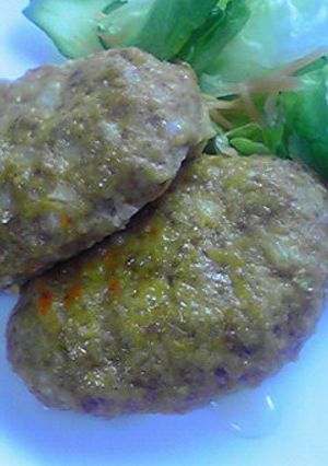栄養満点☆ふんわりハンバーグ♪-レシピのメイン写真