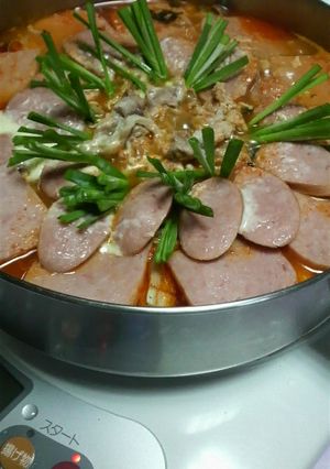 チーズでうまっ☆朴さん直伝のプデチゲ-レシピのメイン写真