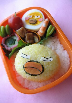 ひげピヨのキャラ弁-レシピのメイン写真