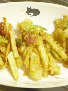 ポテトとソーセージのカレーかき揚げ-レシピのメイン写真