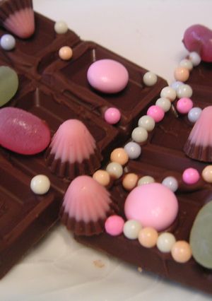 簡単♪板チョコデコ-レシピのメイン写真