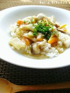 筍あんかけご飯。-レシピのメイン写真