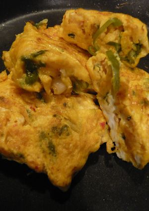 ☆お弁当に☆めかぶキムチの卵焼き☆-レシピのメイン写真