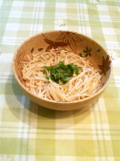 おつまみ☆レンジで♪えのきのポン酢がけ-レシピのメイン写真