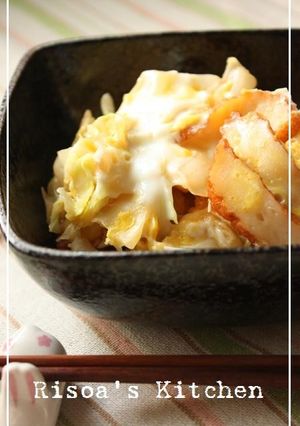 婆ちゃんの味♪キャベツの卵とじ☆-レシピのメイン写真