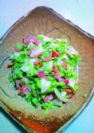 ☆わさび菜と大根のマヨポンサラダ☆-レシピのメイン写真