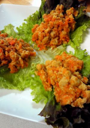 高野豆腐のレタスのせ-レシピのメイン写真