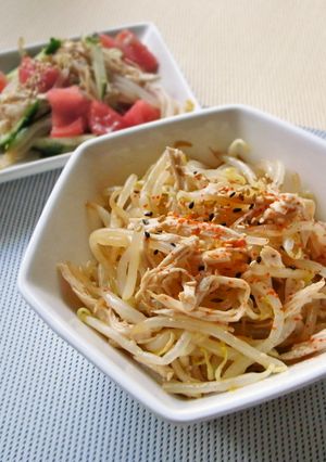 もやしと鶏むね肉（ささみ）の中華サラダ-レシピのメイン写真