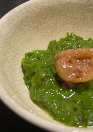 ●梅干し味●わかめのネバネバめかぶ-レシピのメイン写真