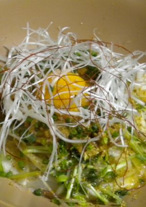 新玉葱と納豆の胡麻サラダ-レシピのメイン写真