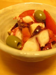 タコとトマトのマリネ-レシピのメイン写真