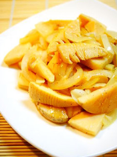 ✿筍と新玉ねぎの塩にんにく炒め✿-レシピのメイン写真