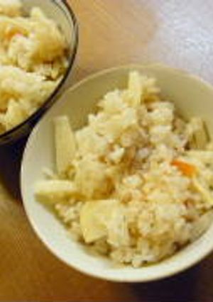 中華風たけのこご飯-レシピのメイン写真