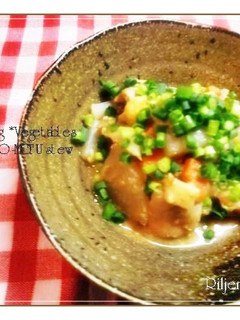 春景色モツ煮こみ-レシピのメイン写真