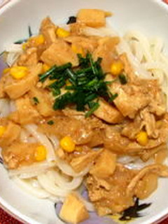 アメリカ タケノコあんかけ冷やしうどん-レシピのメイン写真