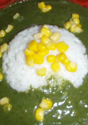 めっちゃ緑なほうれん草グリーンカレー-レシピのメイン写真