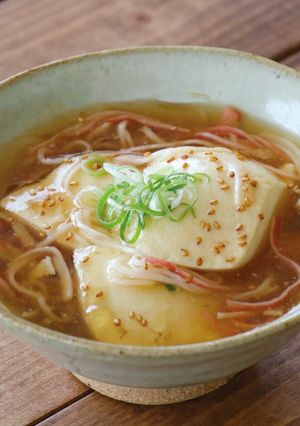白だし┃豆腐の生姜あんかけ-レシピのメイン写真