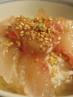 鯛の漬け丼-レシピのメイン写真