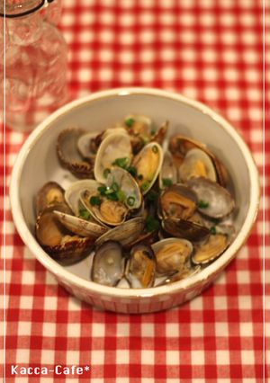 電子レンジでチン♪簡単あさりの酒蒸し-レシピのメイン写真