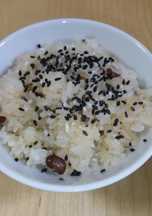 お赤飯-レシピのメイン写真
