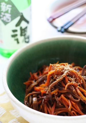 金針菜の炒め煮(イメージは切干大根煮)-レシピのメイン写真